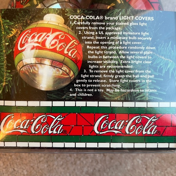 Vintage 1997 Coca-Cola Light Covers/Vintage Christmas Ornaments - Picture 3 of 5